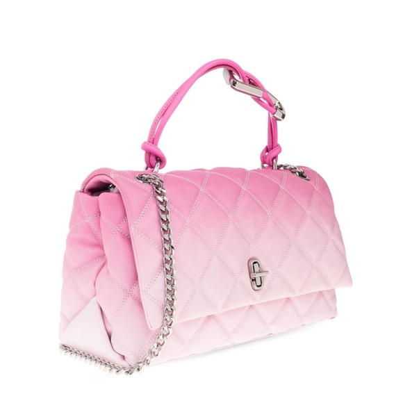 Marc Jacobs Shoulder Bag Dual Medium Chain Pink Ombre - Picture 2 of 11